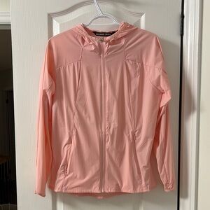 Nwot Women's Pink Windbreaker Jacket size medium